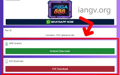 Muat Turun Mega888 APK & iOS